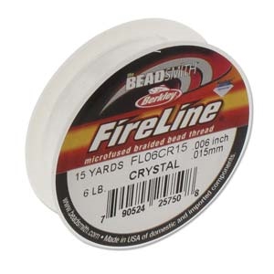FireLine Braided Bead Thread - 6 lb - Crystal