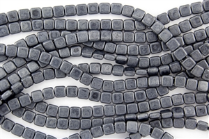 CzechMates 6mm Tiles Czech Glass Beads - 250 Pieces Assorted Mix