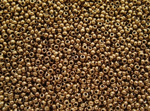 Matsuno Talla 15/0 Beads-Color 18-207 Dorado Color Cobre-Interior